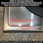 Authentic USA imported stainless steel restoration kit with Tru-Metal Test Strip.