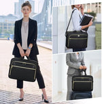 NEWHEY 17.3 inch computer bag showing spacious inner organizational compartments