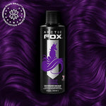 Arctic Fox Purple AF eight fluid ounce bottle back label ingredients