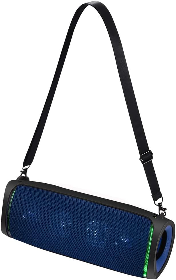 Silicone Case for Sony SRS-XB43 Speaker Protective Cover Bag with Shoulder Strap and Carabiner (Black) - Image 9
