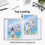 Vienrose 4x6 photo album pack displayed open to reveal the protective clear acid free pages
