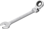 19mm(3/4") Flex-Head Ratcheting Combination Wrench, 19mm Metric | 72 Teeth, 12 Point Ratchet Box Ended and Open End Spanner Tools, Flexible Head Gear Wrench, Heat-Treated CR-V - Image 15