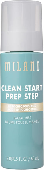 Milani Clean Start Prep Step Hypochlorous Acid Facial Mist - Purifying & Soothing Redness Relief Spray - Electrolyte-Infused Hydrating Skin Prep for All Skin Types - Vegan & Cruelty-Free - 4.06 fl oz - Image 10