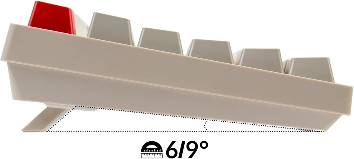 Keychron C2 USB Type-C braided cable connection port detail