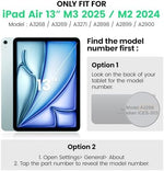SEYMAC tablet armor cover back view highlighting 360-degree rotating kickstand and adjustable leather hand strap