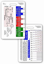 EKG Ruler Vertical Badge ID Card Pocket Reference Guide ECG - Image 2