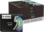 5 GUM Peppermint Cobalt Sugar Free Chewing Gum Bulk, Stimulate Your Senses While Listening to Music, Mini Purse Essentials, Travel Essentials, 15 Sticks (Pack of 10) - Image 14