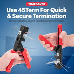 Side profile of Everest Media Solutions angled networking jack