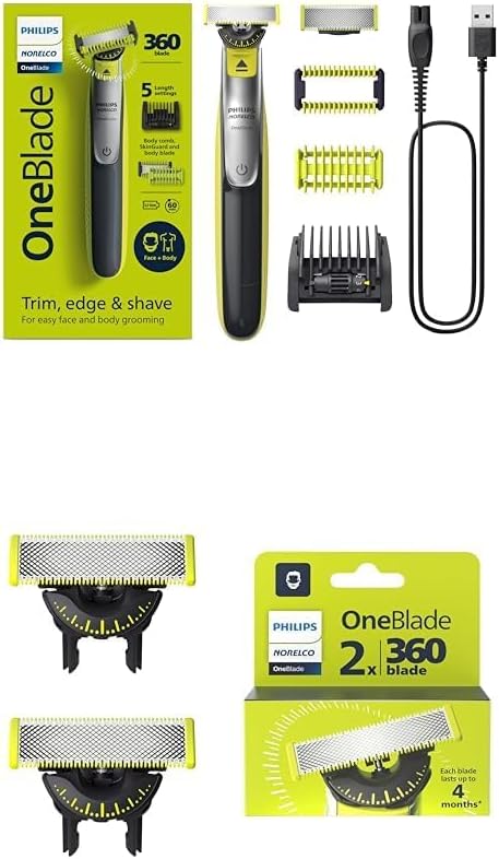 Philips Norelco OneBlade Face + Body Hybrid Electric Trimmer and Shaver, QP2630/70 - Image 13