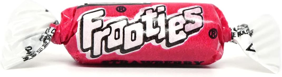 Tootsie Roll Strawberry Frooties individually wrapped chewy candy pieces
