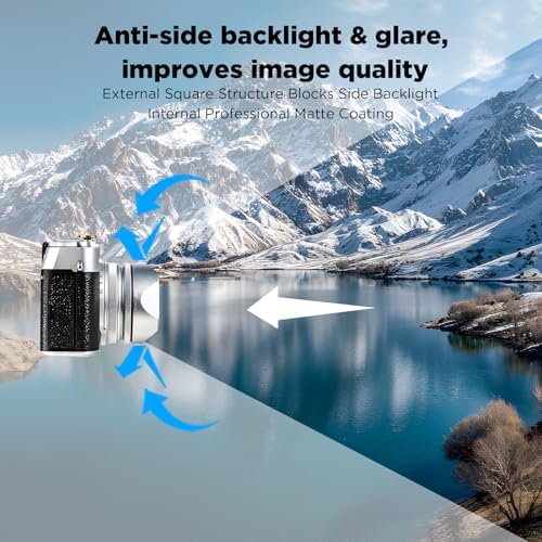 Haoge camera accessory kit components including hood adapter and cap