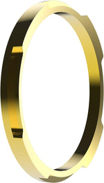 KC HiLiTES Flex Era 1 single bezel ring gold front view off-road lighting accessory
