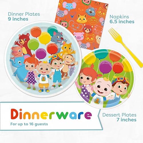 Baby JJ character party supplies for kids birthday