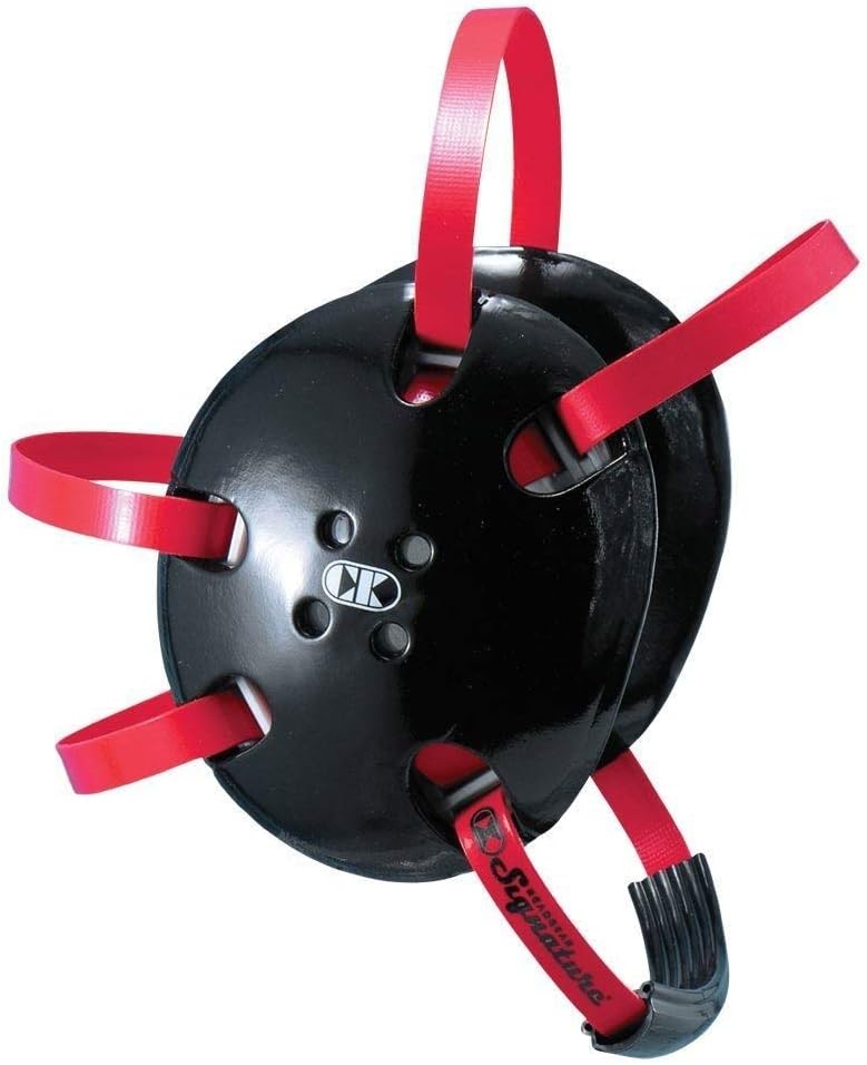 Cliff Keen Custom Signature Headgear - Black/Scarlet - Image 1