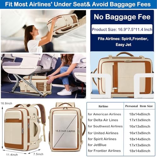 EZUOLA flight approved carry on bag unzipped 180 degrees revealing suitcase style compartments