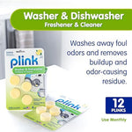 Plink lemon scented appliance freshener tablets for residue removal