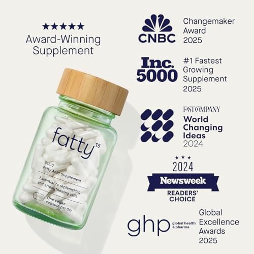Fatty15 science backed cellular health ninety day supply bottle