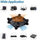 SCCCF quiet performance cooling component box packaging items including the speed regulating heavy duty cabinet fan.
