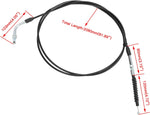 YOXUFA dune buggy throttle cable black outer conduit