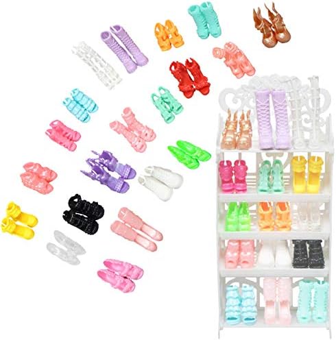 Assorted high heel and sandal accessories for fashion dolls