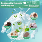 Zero plastic eco friendly laundry sheets showing sixty loads capacity box