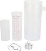 Pssopp overflow can plastic beaker front view