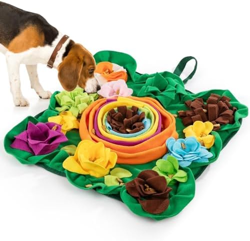 Puhohun Snuffle Mat for Dogs showing felt structures for treats