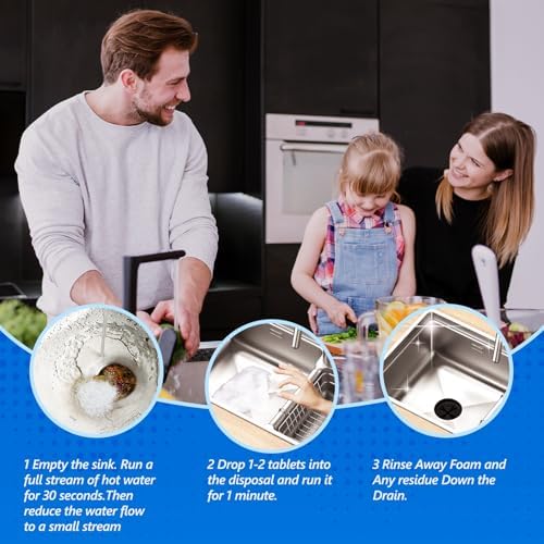 XL garbage disposal cleaning tablets in a 26 count pack