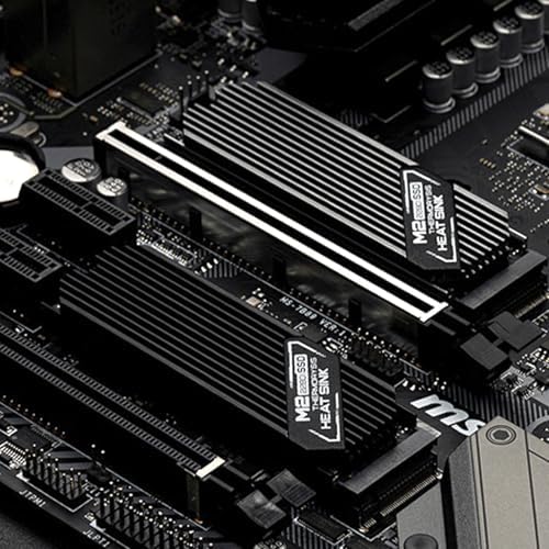 Astaron thin NVMe thermal pad assembly showing single and double sided drive configurations