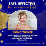 BABY HAIR - Blueberry Mineral Kids Hair Conditioner, Sulfate-Free Toddler Hair Conditioner, Hair Conditioner for Kids with Blueberry & Strawberry Oil, Aloe Vera, and Biotin, 10 fl.oz - Image 6