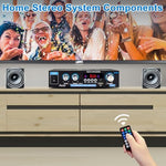 Woopker budget audio beast amplifier with bass and treble adjustments on premium chassis