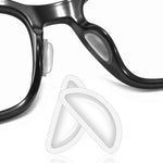 Mr.ZzjOOj eyeglass nose pads clear silicone 12 pairs front view package