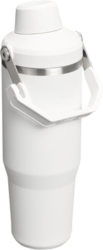 Stanley IceFlow 30 Ounce water bottle with ergonomic carry handle side view