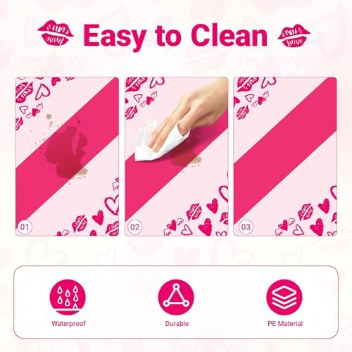 Two pack disposable table covers for Mother's Day party decorations