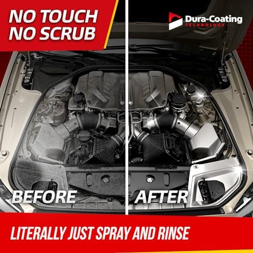 Dura Coating 16 Fluid Ounce concentrated engine bay washing solution label details