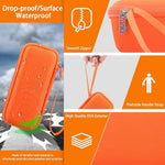 Khanka protective storage bag angled view demonstrating the compact dimensions and lightweight build quality