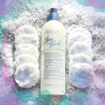 Gentle hair color remover for clothes and skin blemishes after hair styling