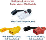 Trailer Vision 50A connector cover with LED indicator lit
