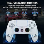 NBCP wired joystick controller for PS4 and PS5 highlighting the d-pad and action buttons