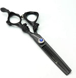 Axemoore 6 inch hairdressing scissors set in black