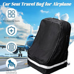 Padded backpack straps of Eiszhjk car seat travel bag