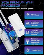 Cyseed mesh Wi-Fi repeater in a home setting