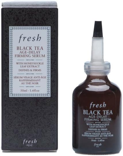 Fresh Black Tea Age-Delay Firming Serum 1.6 Ounce front bottle packaging