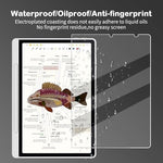 Close up of paper-feel matte texture on screen protector