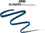 Nykaa liquid eyeliner swatch and color display