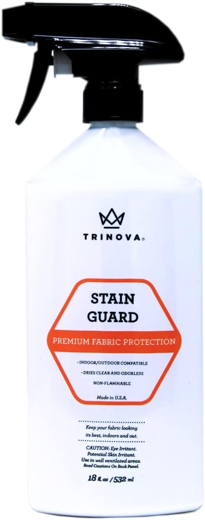 TriNova non-aerosol stain guard container side profile