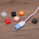 Installation demonstration of silicone cap on USB device