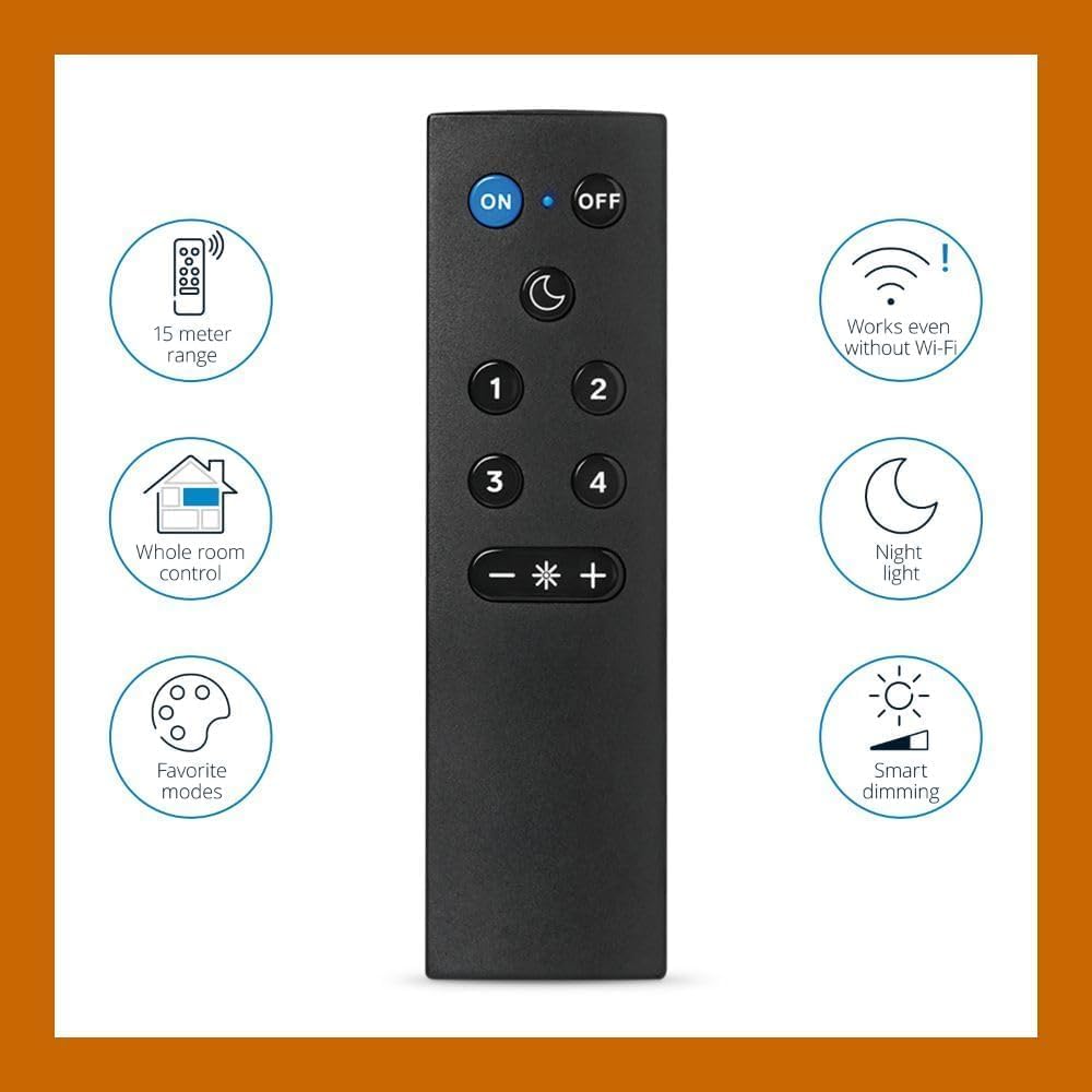 WiZ connected remote switch battery compartment open