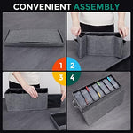 TWAVETREE durable fabric media box showcasing collapsible design and sturdy base plate