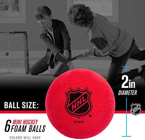 Safe indoor floor hockey balls pack for kids close up texture view